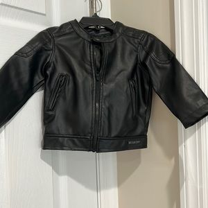 Faux leather jacket